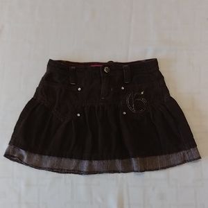 GLOgirl Brown Corduroy Skirt Size 8